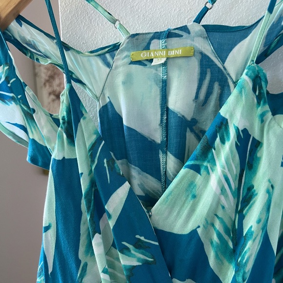 Gianni Bini Tropical Wrap Dress - Picture 3 of 6